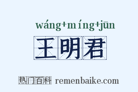 王明君是什么意思的图片
